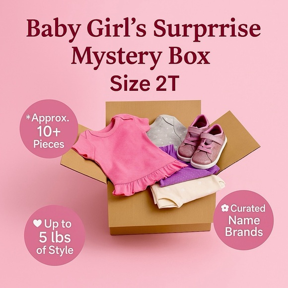 Baby Girl’s Surprise Mystery Box - Size 2T